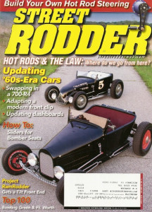 STREET RODDER 2010 APR - 1950 PLYMOUTH GASSER GETS FORWARD TILTING HOOD